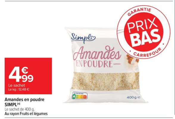 Amandes en poudre SIMPL