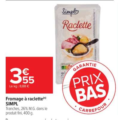 Fromage à raclette SIMPL