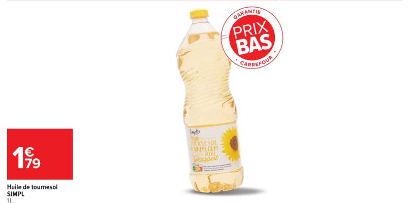 Huile de tournesol SIMPL