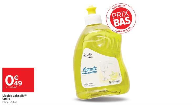 Liquide vaisselle SIMPL