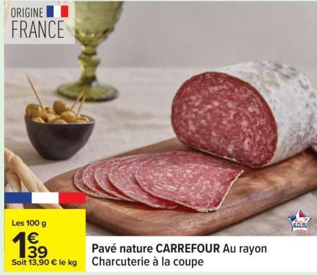 Pavé nature CARREFOUR