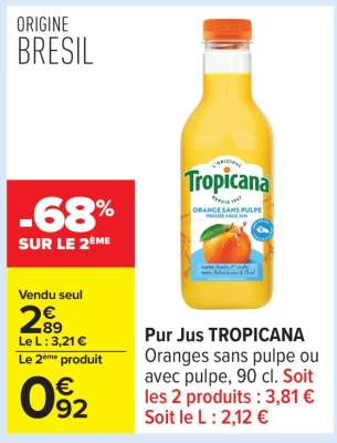 Pur jus TROPICANA