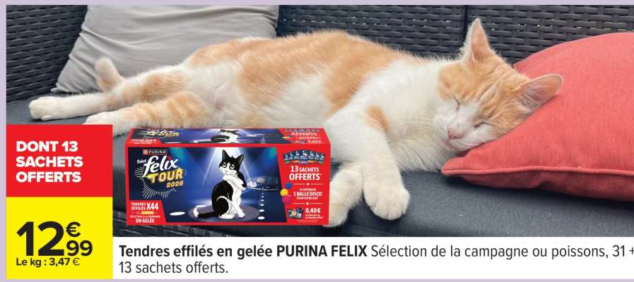 Tendres effilés en gelée PURINA FELIX