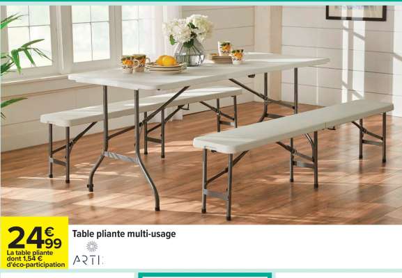 Table Pliante multi-usage