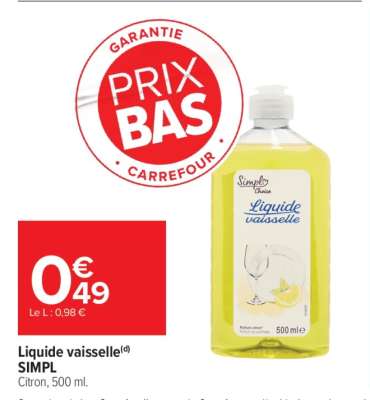 Liquide vaisselle SIMPL