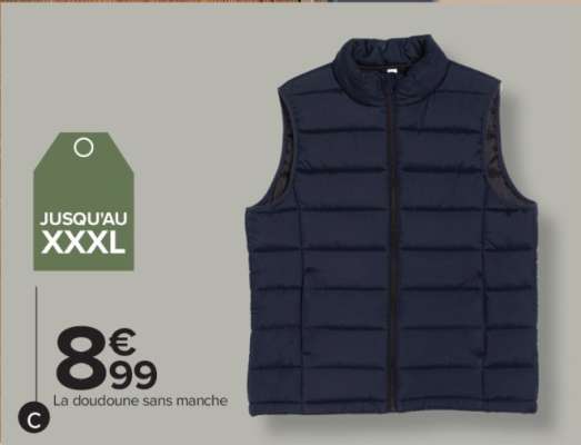 La doudoune sans manche