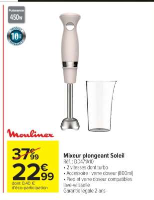 Mixeur plongeant Soleil