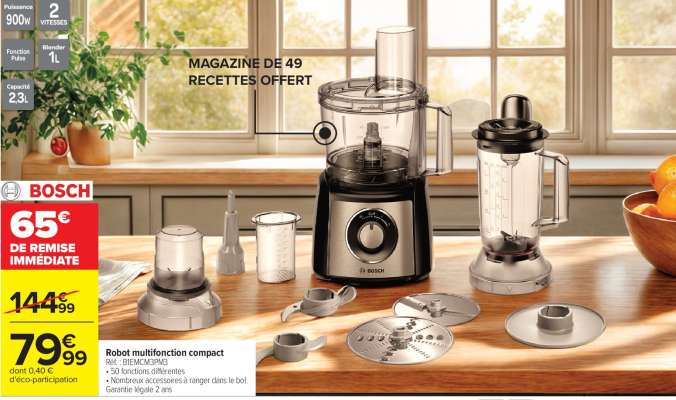 Robot multifonction compact