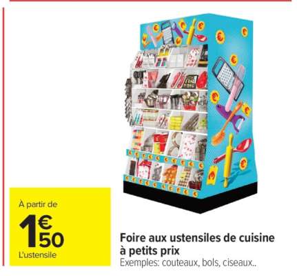 Foire aux ustensiles de cuisine