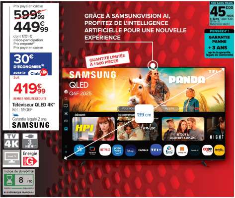 Téléviseur QLED 4K