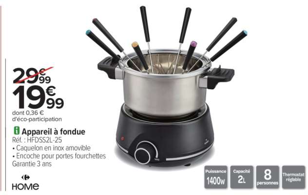 appareil à fondue
