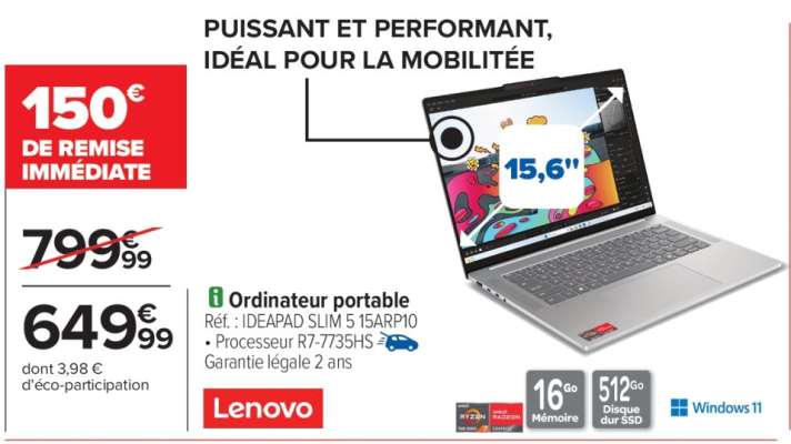 Ordinateur portable Lenovo