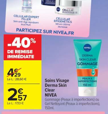 Soins Visage Derma Skin Clear NIVEA