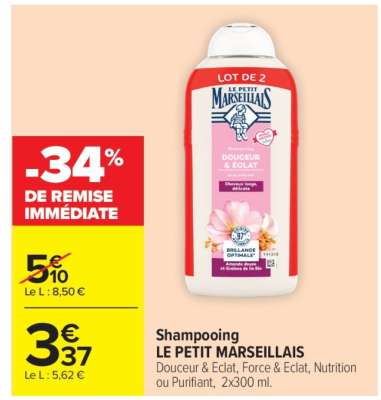 Shampooing Le Petit Marseillais