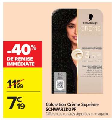 Coloration Crème Suprême SCHWARZKOPF