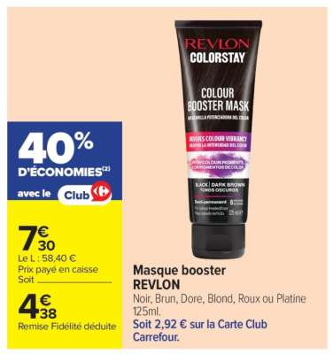 Masque booster REVLON