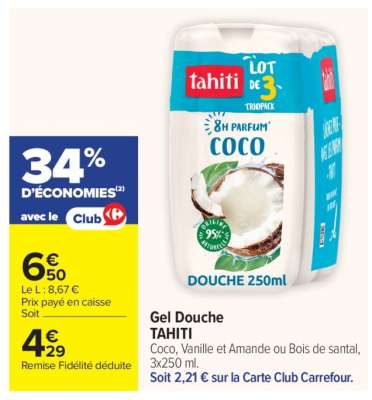 Gel Douche Tahiti