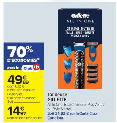 TONDEUSE “GILLETTE”