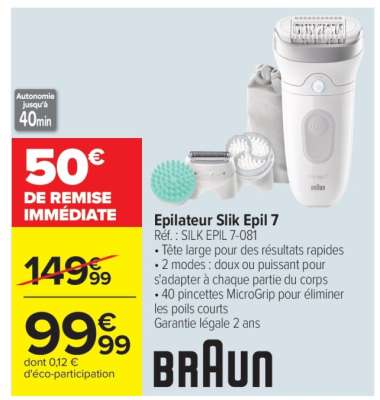 Epilateur Slik Epil 7