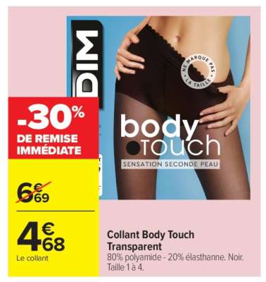 Collant "Body Touch" Transparent
