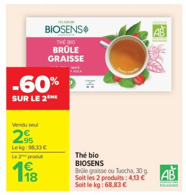 Thé bio BIOSENS