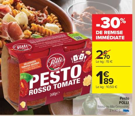 Pesto POLLI Rosso Tomate