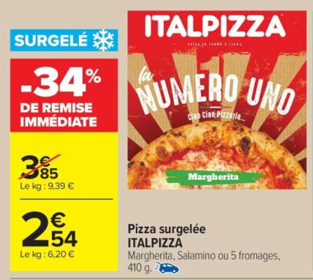 PIZZA SURGELEE ITALPIZZA