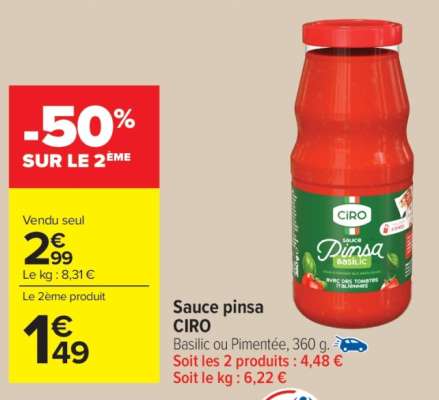 Sauce pinsa CIRO