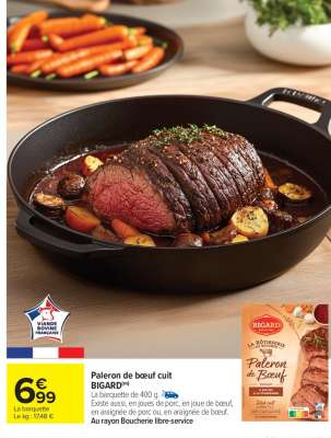 Paleron de bœuf cuit BIGARD
