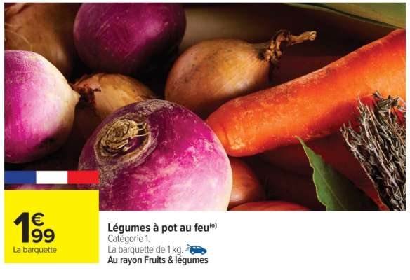Légumes à pot au feu