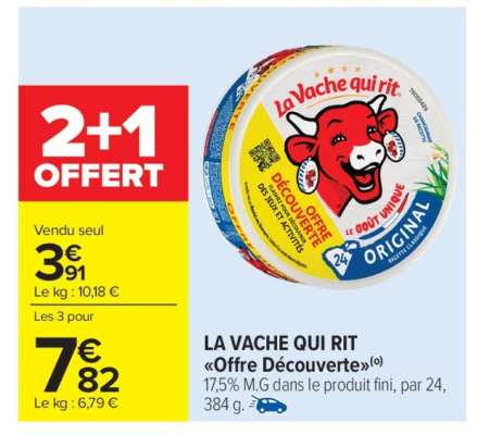 La Vache qui rit
"Offre découverte"