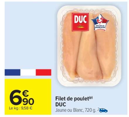 Filet de Poulet DUC