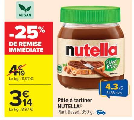 Pâte à tartiner NUTELLA®