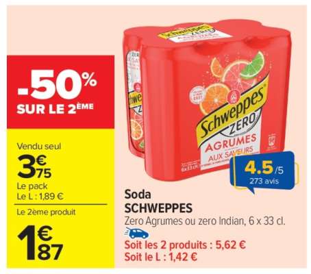 Soda SCHWEPPES