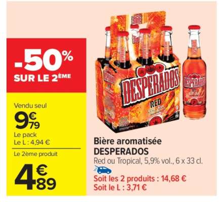 Bière Aromatisée Desperados*