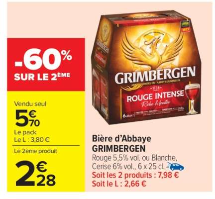 Bière d'Abbaye GRIMBERGEN