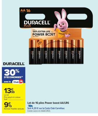 Duracell Plus AA 16