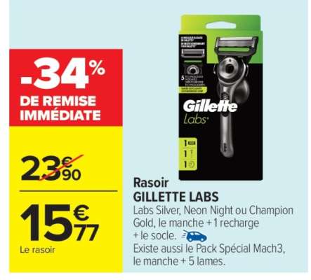 Rasoir Gillette Labs