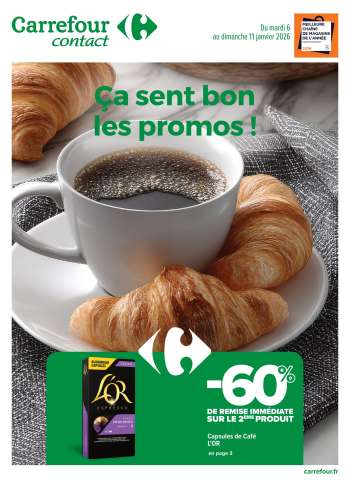 Catalogue Carrefour Contact - 06/01/2026 - 11/01/2026.