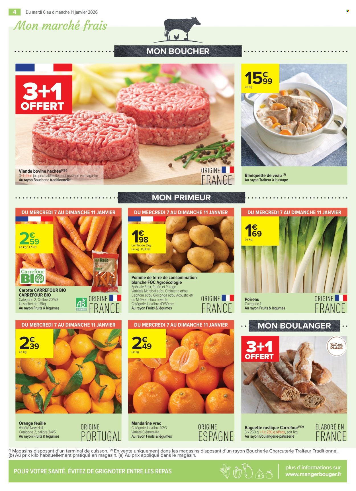 Catalogue Carrefour Contact - 06/01/2026 - 11/01/2026. Page 4