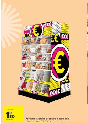 Foire aux ustensiles de cuisine à petits prix