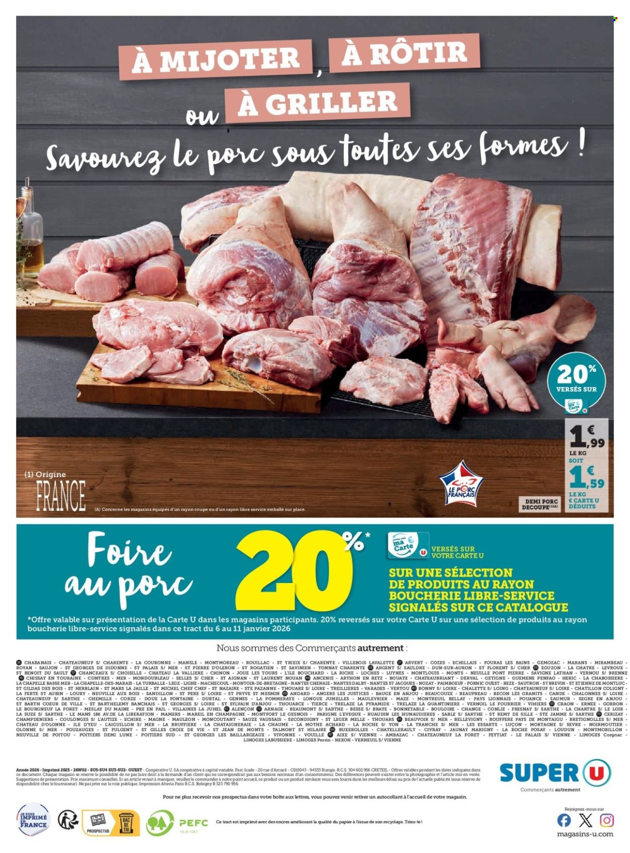 Catalogue SUPER U - 06/01/2026 - 11/01/2026. Page 4