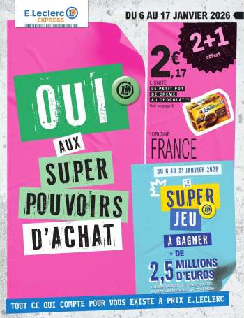 Catalogue E.Leclerc - 06/01/2026 - 17/01/2026.