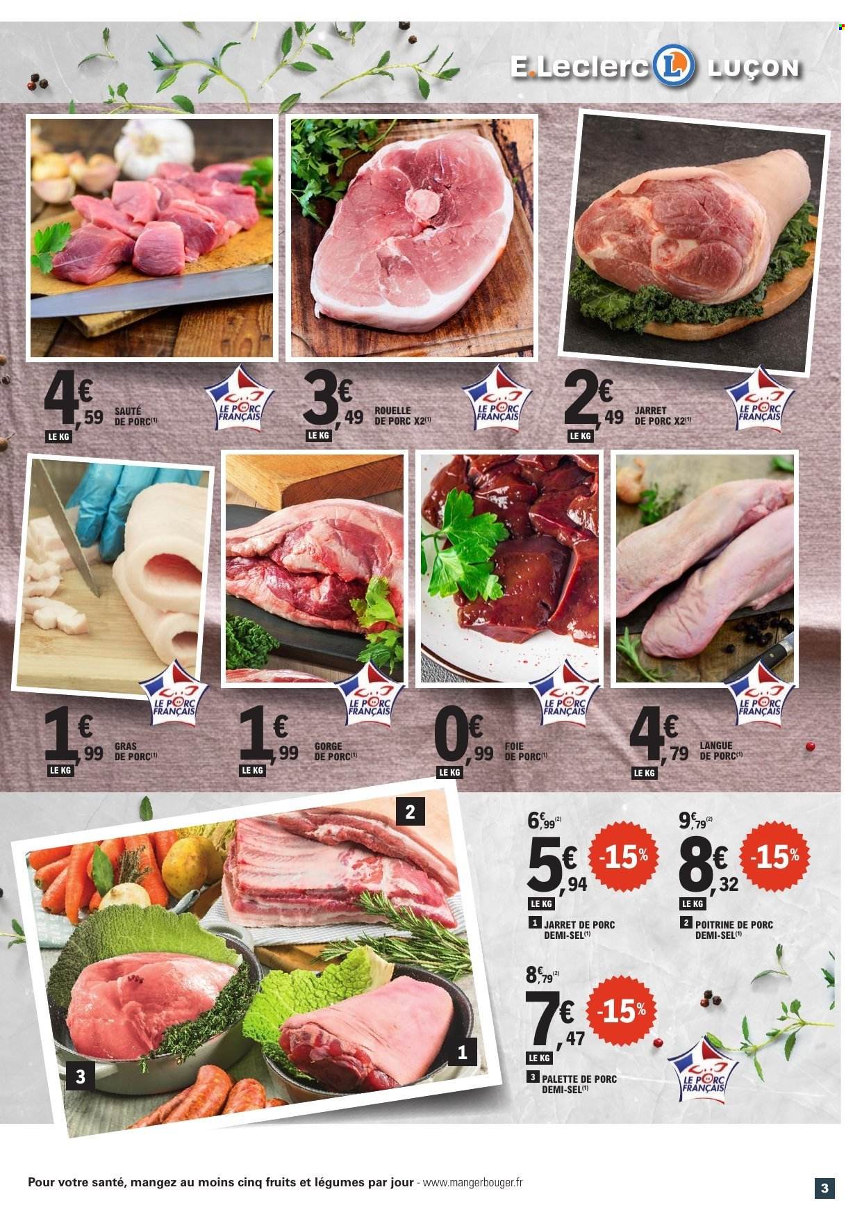 Catalogue E.Leclerc - 06/01/2026 - 15/01/2026. Page 3