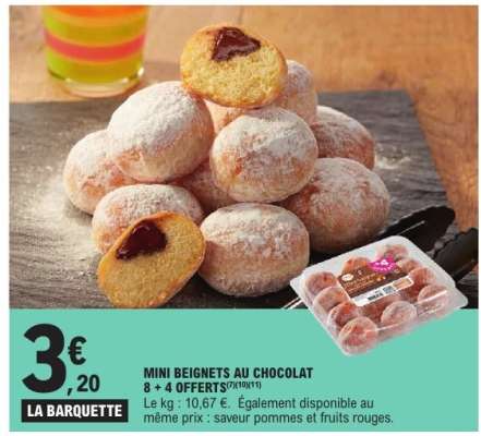 Mini Beignets au Chocolat