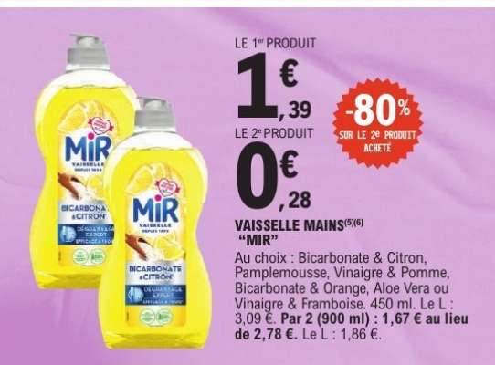 VAISSELLE MAINS "MIR"