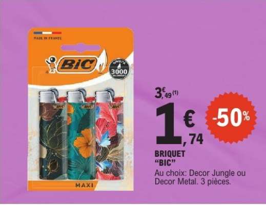 BRIQUET BIC