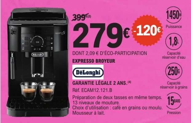 Expresso Broyeur DeLonghi