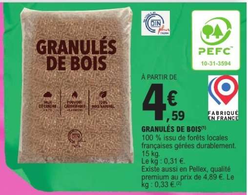 Granulés de bois