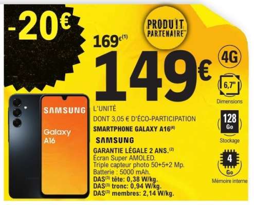 SMARTPHONE GALAXY A16